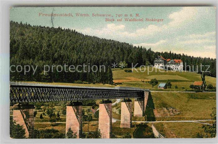 FREUDENSTADT BW Waldhotel Stockinger Bruecke
