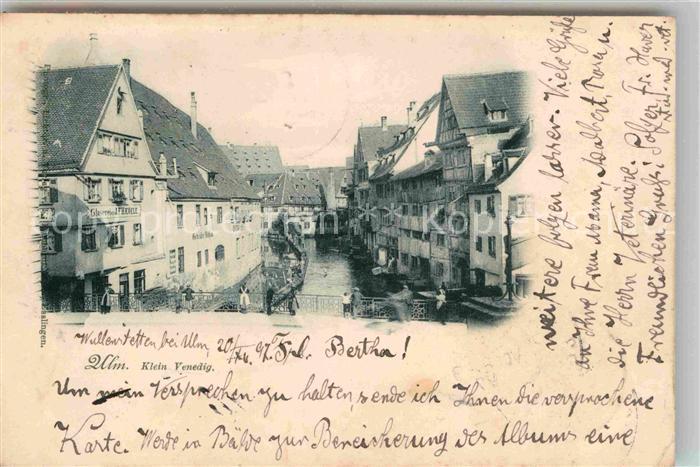Ulm Donau Klein Venedig