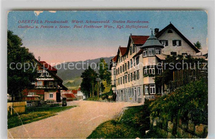 Obertal Baiersbronn Gasthof Pension zur Sonne