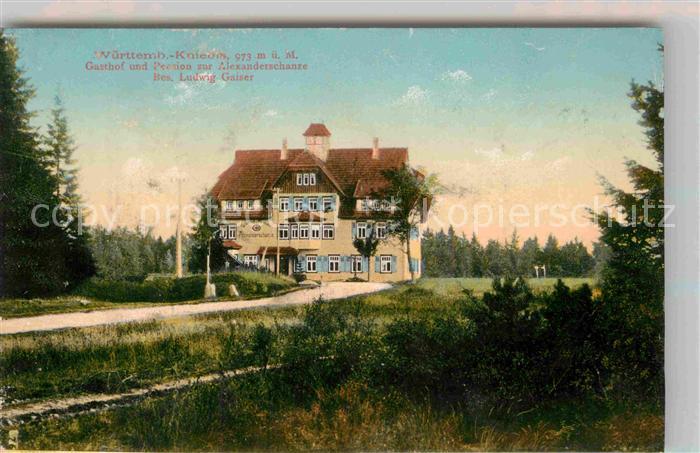 Kniebis Freudenstadt Gasthof Alexanderschanze