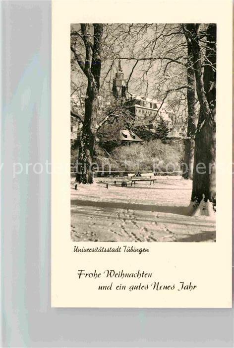 Glueckwunsch Tübingen Weihnachten Neues Jahr Winter