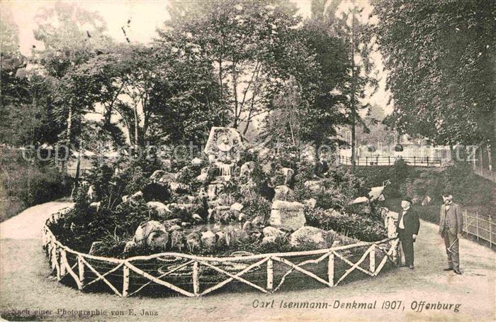 Offenburg Carl Isenmann Denkmal