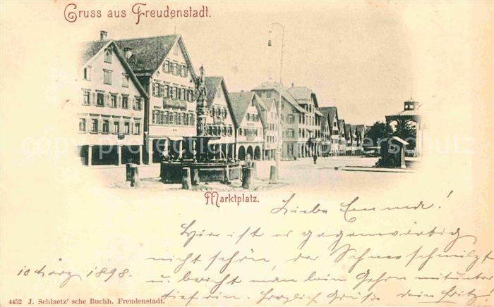 FREUDENSTADT BW Marktplatz