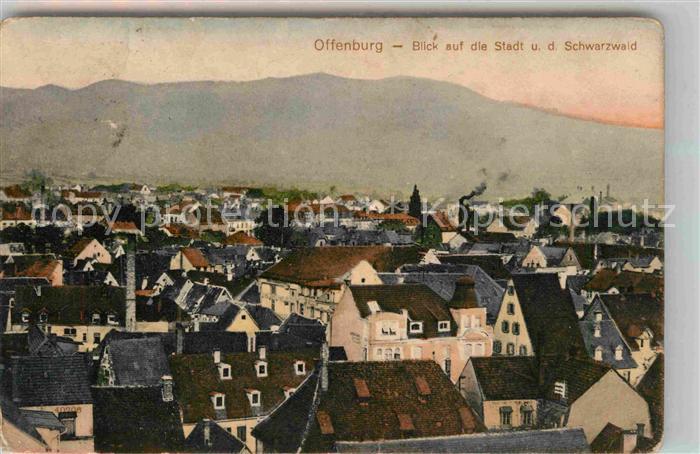 Offenburg Panorama Schwarzwald