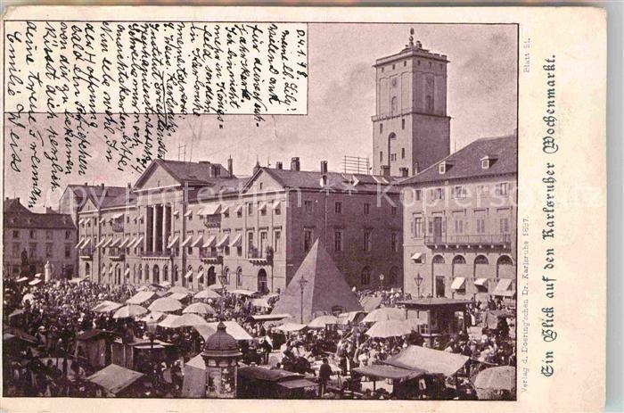 Karlsruhe Baden Wochenmarkt