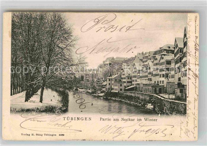 TueBINGEN BW Neckar Winter