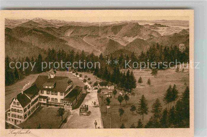 Zuflucht Kurhaus Luftaufnahme