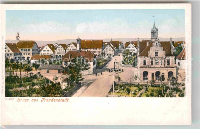 FREUDENSTADT BW Rathaus Stadtansicht