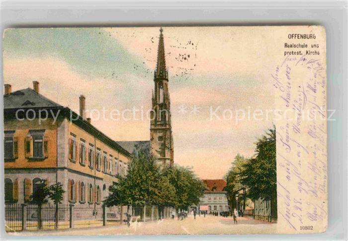 Offenburg Realschule protestantische Kirche