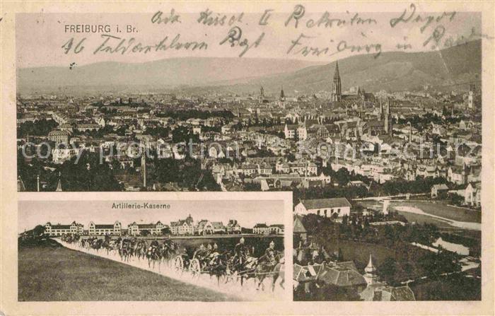 Freiburg Breisgau Gesamtansicht Muenster Artillerie Kaserne