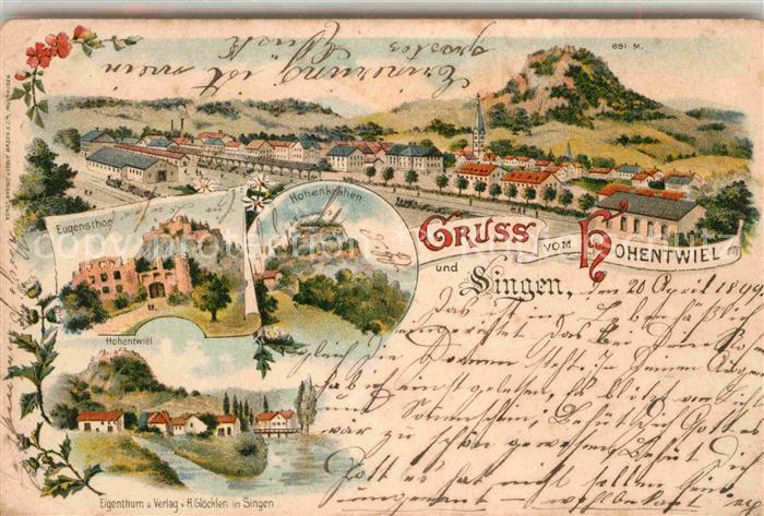 Singen Hohentwiel Eugenstor Hohenkraehen