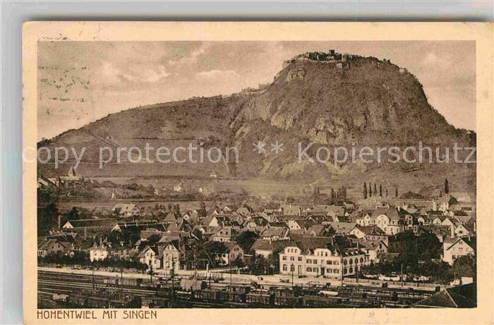 Singen Hohentwiel Festung Bahnhof