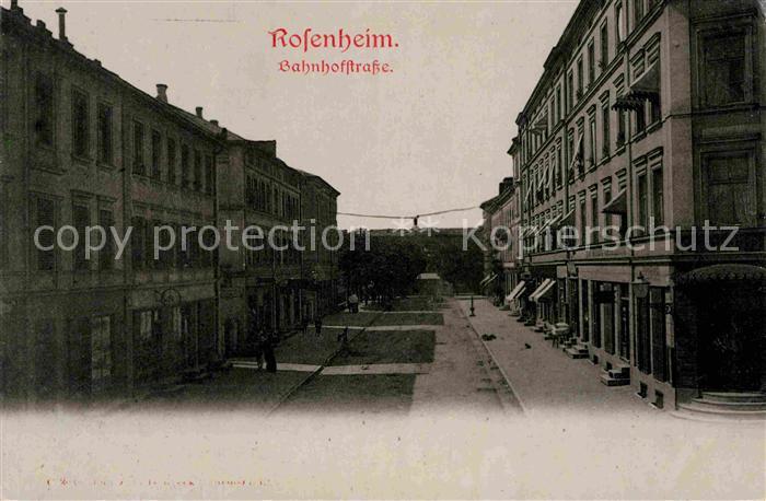 Rosenheim Bayern Bahnhofstarsse