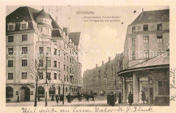 Augsburg Buergermeister Fischer Strasse
