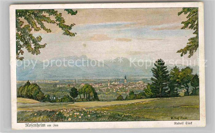 Rosenheim Bayern Panorama