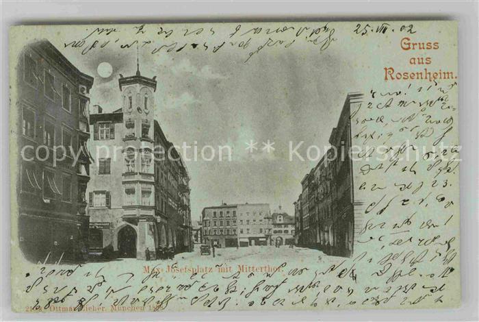 Rosenheim Bayern Max Josefplatz Mittertor
