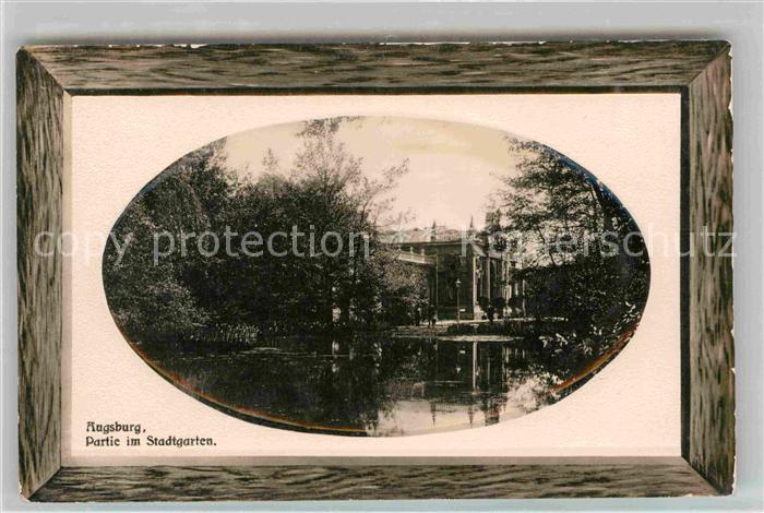 Augsburg Partie im Stadtgarten