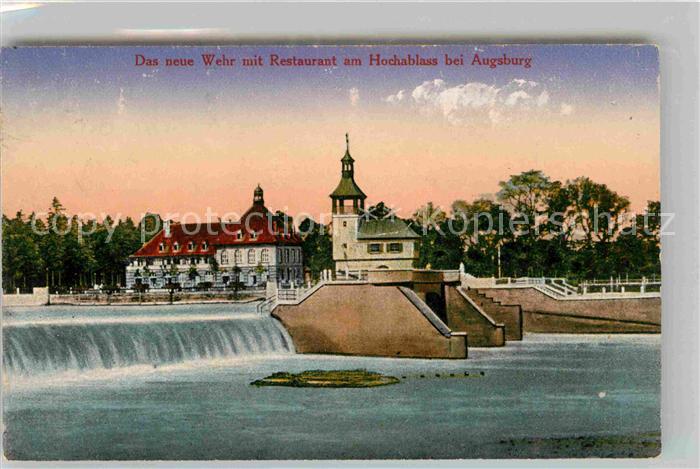 Augsburg Neue Wehr Restaurant am Hochablass