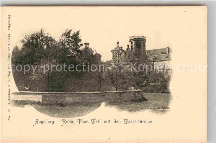 Augsburg Roter Tor-Wall Wasertuerme