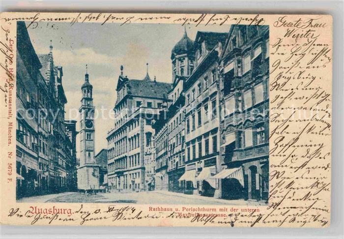Augsburg Rathaus Perlachturm