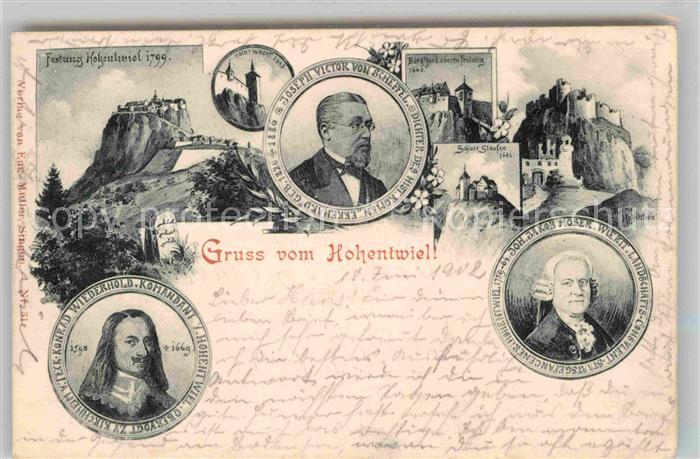 Hohentwiel Schloss Staufen Dichter von Scheffel