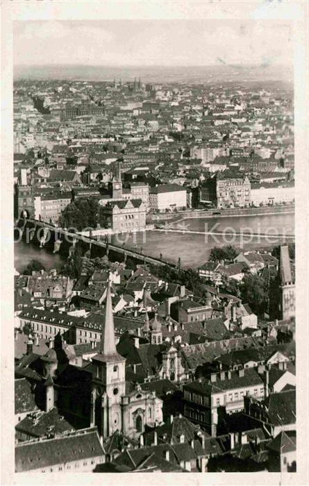 Praha Prahy Prague Celkovy pohled Blick ueber die Stadt