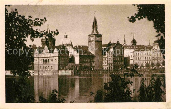 Prag Prahy Prague Staromestske mlyny Altstaedter Muehlen Moldau