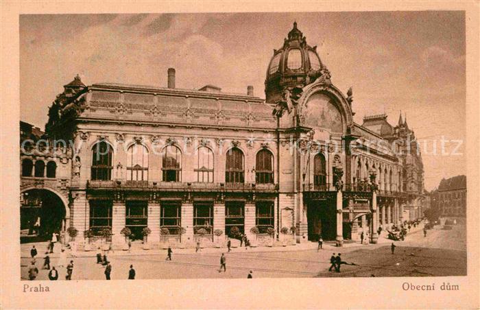 Prag Prahy Prague Obecni dum Gemeindehaus