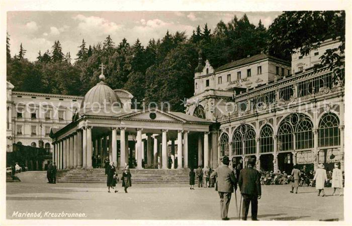 Marienbad Tschechien Boehmen Krizovy pramen Kreuzbrunnen