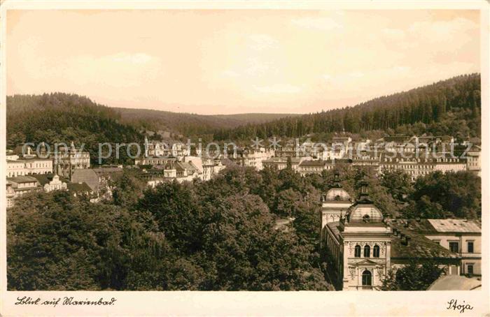 Marienbad Tschechien Boehmen Panorama