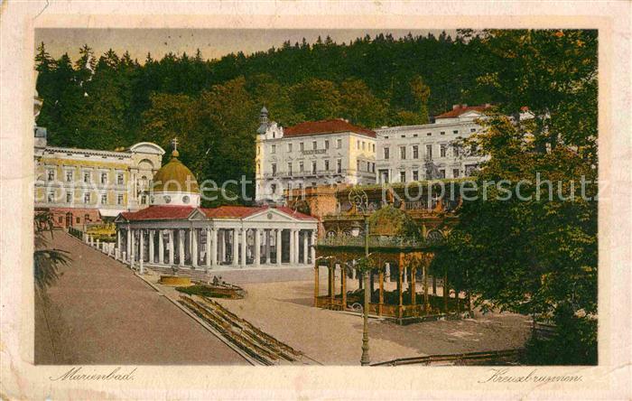 Marienbad Tschechien Boehmen Krizovy pramen Kreuzbrunnen