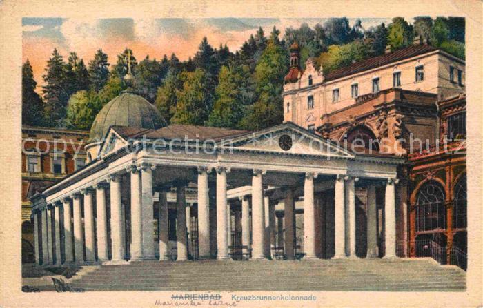 Marienbad Tschechien Boehmen Kreuzbrunnenkolonnade