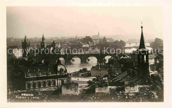 Prag Prahy Prague Pohled s Letne Moldau Bruecken