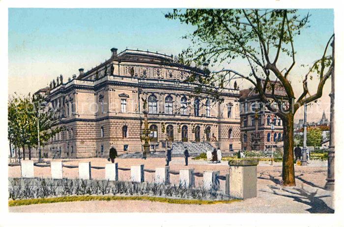 Prag Prahy Prague Budova narodniho shromazdeni Gebaeude der Nationalversammlung