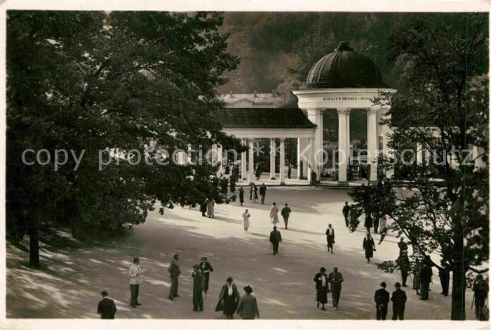 Marienbad Tschechien Boehmen Rudolfuv pramen Rudolfsbrunnen