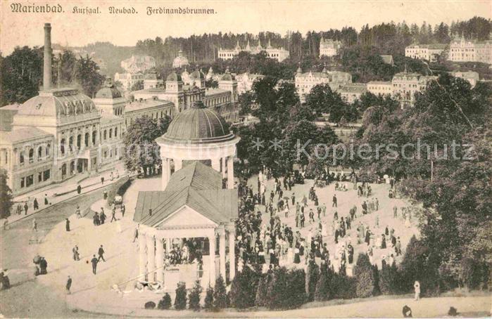 Marienbad Tschechien Boehmen Kursaal Neubad Ferdinandsbrunnen