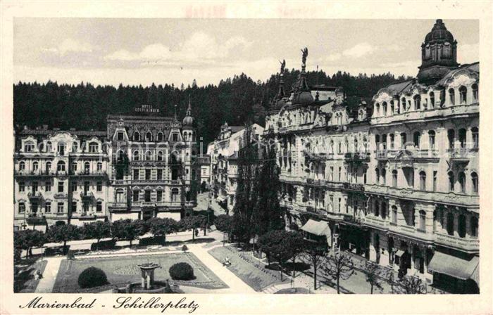Marienbad Tschechien Boehmen Schillerplatz