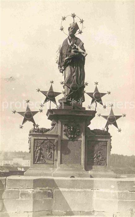 Prag Prahy Prague Altstadt Heiligenfigur