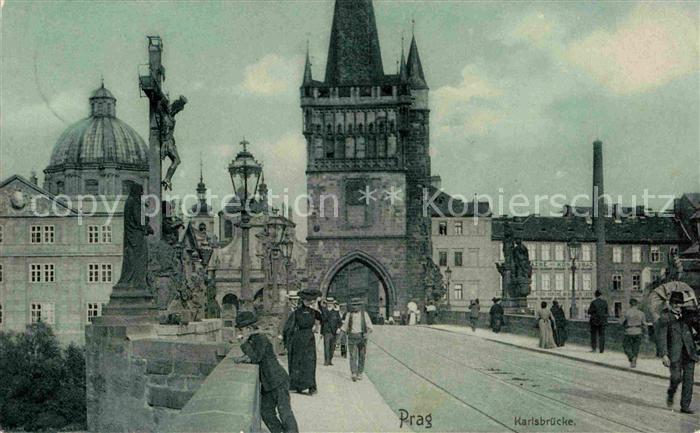 Prag Prahy Prague Karlsbruecke