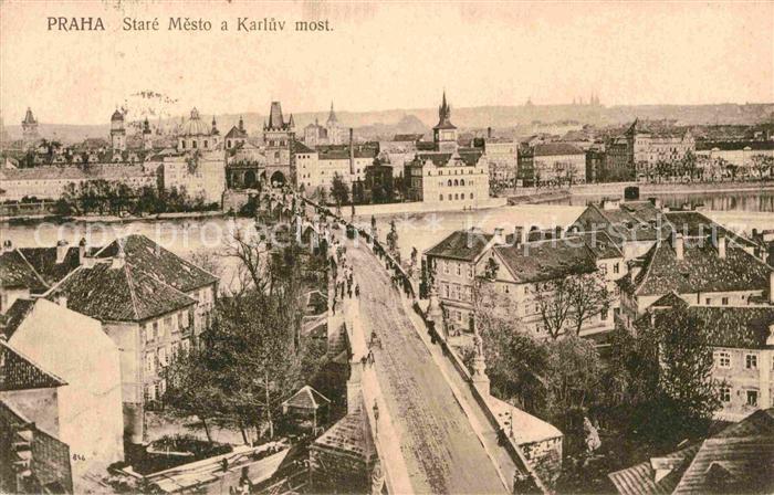 Prag Prahy Prague Karlsbruecke