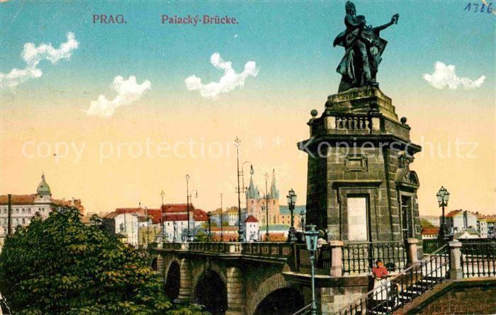 Prag Prahy Prague Palackybruecke