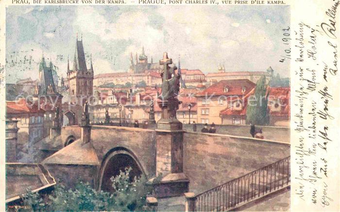 Prag Prahy Prague Karlsbruecke