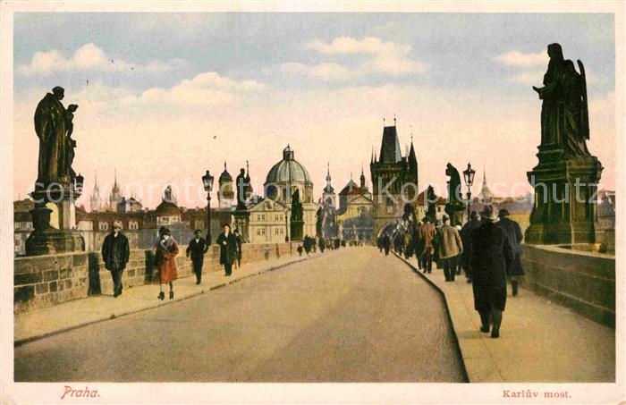 Prag Prahy Prague Karlsbruecke