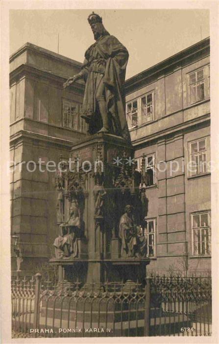 Praha Prahy Prague Karls Denkmal