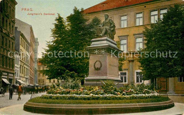 Praha Prahy Prague Jungmann Denkmal