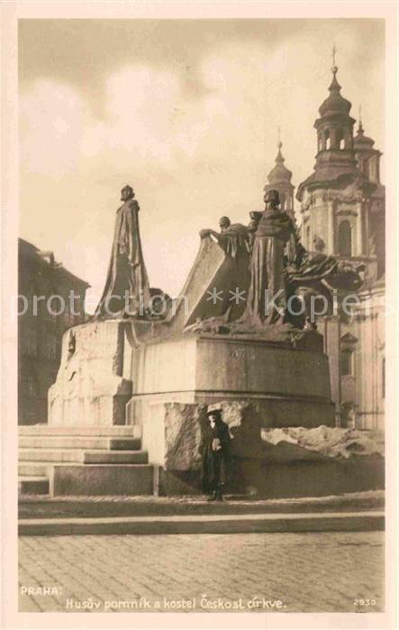Praha Prahy Prague Karlskirche Denkmal