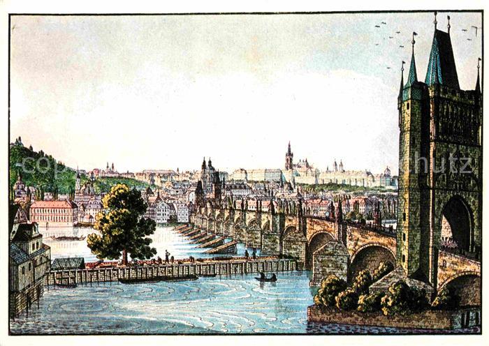 Praha Prahy Prague Karlsbruecke