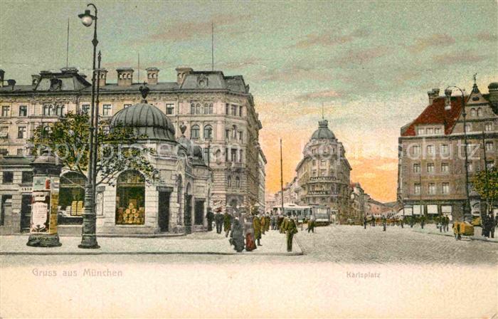 Muenchen Bayern Karlsplatz