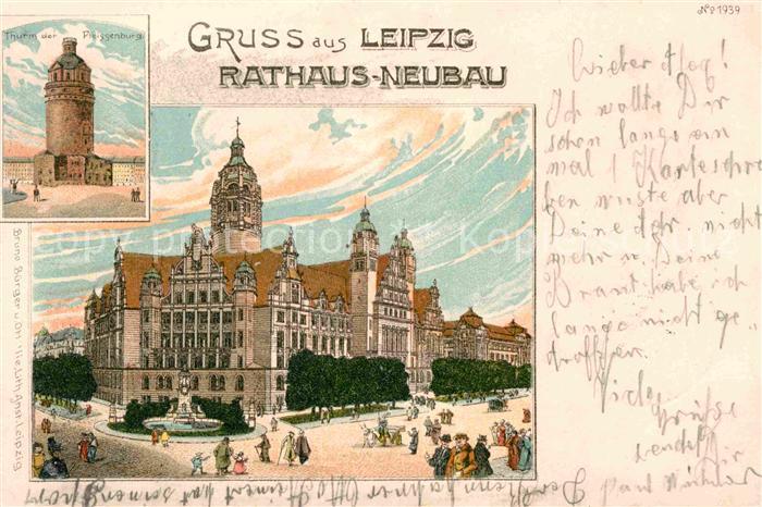 LEIPZIG Sachsen Rathaus Neubau