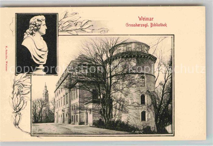 Weimar Thueringen Grossherzoegliche Bibliothek